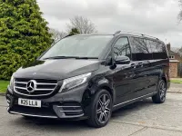 Used Mercedes V250 AMG line 2018 Black MPV