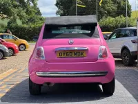 Used Fiat 500 Pop 69 HP (50 kW) 2010 Pink Cabriolet