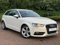 Used Audi A3 Sportback Sport 2014 White Hatchback
