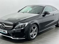 Used Mercedes C220 AMG Line Premium Plus 170 HP (125 kW) 2017 Black Coupe