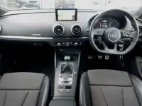 Used Audi A3 S-Line 150 HP (110 kW) 2018 Black Sedan