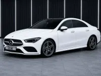 Used Mercedes CLA220 AMG line 190 HP (139 kW) 2019 White Coupe