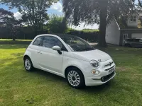 Used Fiat 500C Lounge 69 HP (50 kW) 2018 White Cabriolet