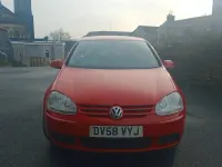 Used VW Golf V Match 105 HP (77 kW) 2008 Red Hatchback