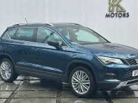 Used Seat Ateca XCELLENCE 150 HP (110 kW) 2017 Blue SUV