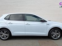 Used VW Polo R-line 115 HP (84 kW) 2020 White silver metallic black Hatchback