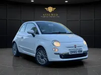 Used Fiat 500 Lounge 69 HP (50 kW) 2015 White Hatchback