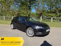 Usado Seat Leon SE Dynamic 110 CV (80 kW) 2017 Negro Utilitario