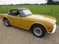 Used Triumph TR6 150 HP (110 kW) 1970 Yellow Cabriolet