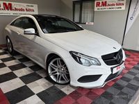 Used Mercedes E220 AMG line 177 HP (130 kW) 2016 White Coupe
