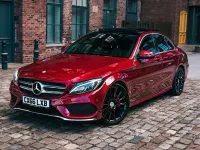 Used Mercedes C220 AMG line 2016 Red Sedan