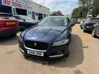 Used Jaguar XF Prestige 180 HP (132 kW) 2016 Blue Sedan