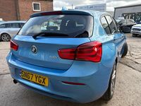 Used BMW 118 Sport Line 2017 Blue Hatchback