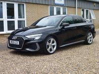 Used Audi A3 S-Line 116 HP (85 kW) 2021 Black Sedan
