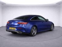 Used Mercedes E220 AMG line 194 HP (142 kW) 2019 Blue Coupe