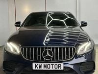Used Mercedes E350 AMG line 258 HP (189 kW) 2017 Blue Sedan
