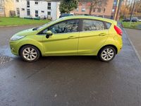 Used Ford Fiesta Zetec 2010 Green Hatchback