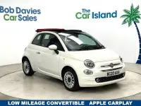 Used Fiat 500 Lounge 2020 White Cabriolet