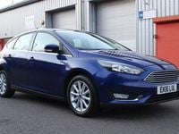 Used Ford Focus Titanium 2016 Blue Hatchback