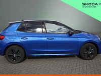Used Skoda Fabia Design Edition 79 HP (58 kW) 2025 Race blue metallic black magic pearl effect Hatchback