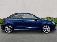 Begagnad Audi A1 Advanced 256 HK (188 kW) 2014 Blå Halvkombi