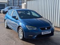 Used Seat Leon SE 125 HP (91 kW) 2014 Blue Hatchback