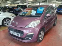 Used Peugeot 107 Allure 68 HP (50 kW) 2012 Purple Hatchback