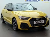 Used Audi A1 Sportback Black Edition 2022 Yellow Hatchback
