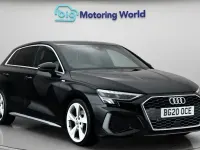 Used Audi A3 Sportback S-Line 110 HP (80 kW) 2020 Black Hatchback