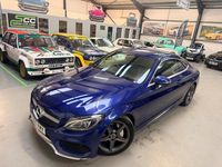 Used Mercedes C220 AMG line 2017 Blue Coupe