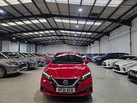 Used Nissan Leaf N-Connecta 160 kW (218 HP) 2021 Red Hatchback