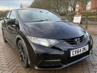 Begagnad Honda Civic Black Edition 120 HK (88 kW) 2014 Svart Halvkombi