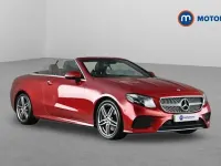 Used Mercedes E220 AMG line 194 HP (142 kW) 2020 Red Cabriolet