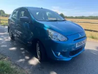 Used Mitsubishi Mirage 71 HP (52 kW) 2015 Blue Hatchback