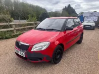 Gebraucht Skoda Fabia 2009 Rot Kleinwagen