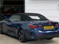 Used BMW 420 Cabriolet M Sport 187 HP (137 kW) 2021 Blue Cabriolet