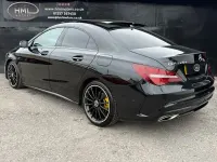 Used Mercedes CLA220 AMG line 170 HP (125 kW) 2019 Black Coupe