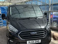 Used Ford Transit Custom Limited 130 HP (95 kW) 2021 Black Van