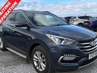 Used Hyundai Santa Fe Premium 200 HP (147 kW) 2017 Blue SUV