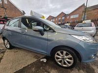 Used Ford Fiesta Zetec 96 HP (70 kW) 2009 Blue Hatchback