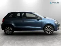Used VW Polo SE 60 HP (44 kW) 2014 Blue Hatchback