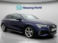 Used Audi A3 Sportback S-Line 2021 Blue Hatchback