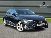 Used Audi A3 Sportback S-Line 110 HP (80 kW) 2023 Black Hatchback