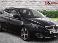 Used Peugeot 308 GT-line 150 HP (110 kW) 2016 Black Hatchback