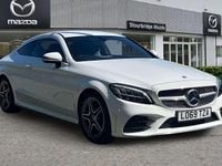 Usado Mercedes C200 AMG line 184 HP (135 kW) 2019 Branco Coupé