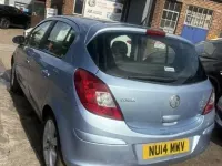 Used Vauxhall Corsa Excite 85 HP (62 kW) 2014 Blue Hatchback