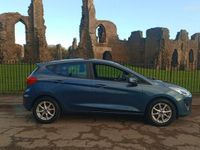 Used Ford Fiesta Zetec 100 HP (73 kW) 2018 Blue Hatchback