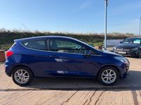 Used Ford Fiesta Zetec 2018 Blue Hatchback