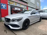 Used Mercedes CLA200 AMG line 156 HP (114 kW) 2018 Silver Sedan
