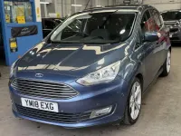 Used Ford C-MAX Titanium 125 HP (91 kW) 2018 Blue MPV